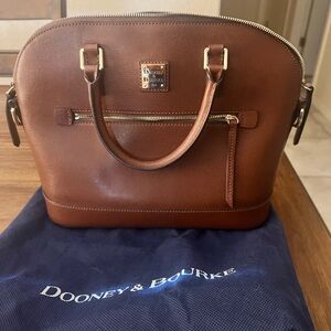 Leather satchel